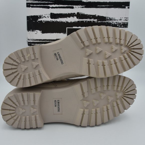 NIB DV Dolce Vita Oderra Women's Ankle Combat Boots, Off White, 9.5 - Picture 11 of 13